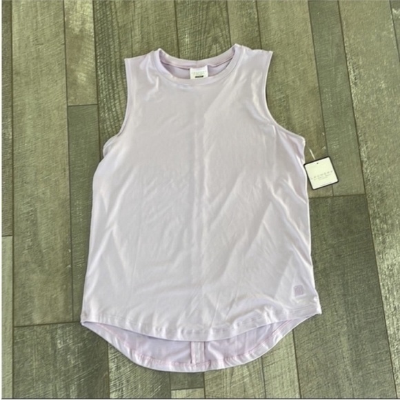 Laundry by Shelli Segal Size XL Lavender Purple Activewear Tank Top. - Picture 4 of 7